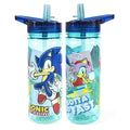 Blue-White - Pack Shot - Sonic The Hedgehog Gotta Go Fast Lunch Bag and Bottle