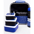 Blue-Black-White - Back - Playstation Lunch Bag and Bottle