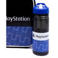 Blue-Black-White - Side - Playstation Lunch Bag and Bottle