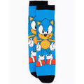 Blue-Black-Grey - Back - Sonic The Hedgehog Unisex Adult Socks (Pack of 3)