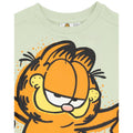 Pastel Green - Back - Garfield Childrens-Kids Skateboard T-Shirt