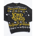 Black - Back - The Lord Of The Rings Unisex Adult Christmas Jumper
