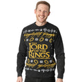 Black - Pack Shot - The Lord Of The Rings Unisex Adult Christmas Jumper