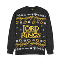 Black - Front - The Lord Of The Rings Unisex Adult Christmas Jumper
