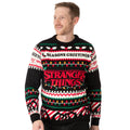 Black - Lifestyle - Stranger Things Unisex Adult Christmas Jumper