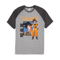 Grey-Black - Back - Dragon Ball Z Mens Goku Long Pyjama Set