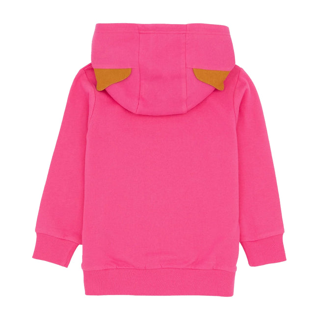 Pink - Back - Paw Patrol Childrens-Kids Skye 3D Ears Hoodie
