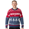 Blue-Red - Pack Shot - Top Gun Mens Knitted Christmas Jumper