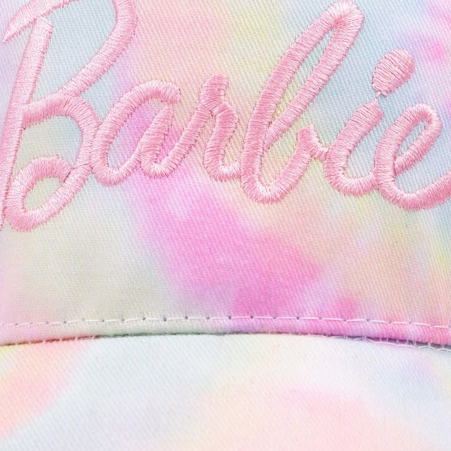 Pink - Pack Shot - Barbie Childrens-Kids Tie Dye Cap
