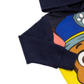 Navy - Close up - Paw Patrol Childrens-Kids Chase 3D Ears Hoodie