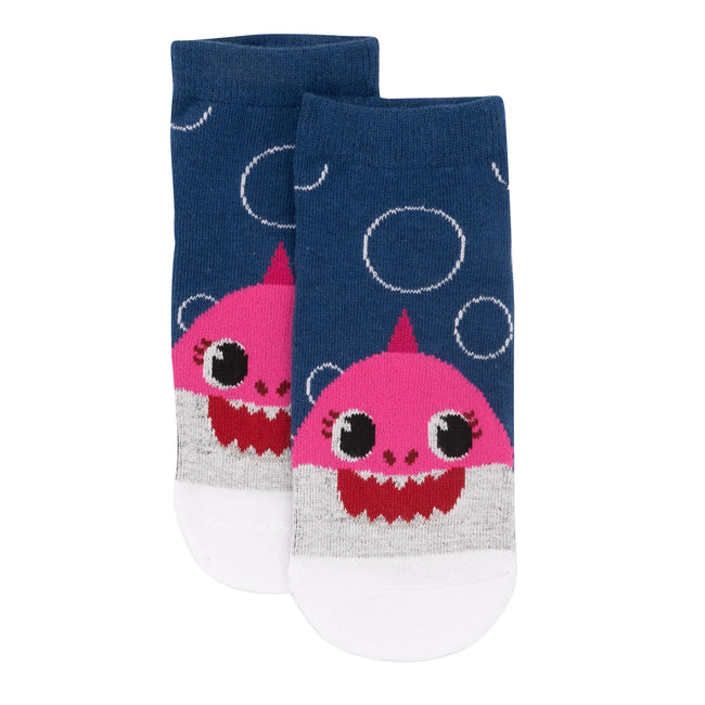 Multicoloured - Pack Shot - Baby Shark Childrens-Kids Socks (Pack of 5)