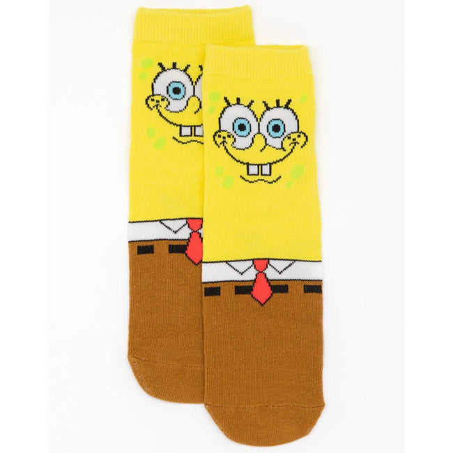 Multicoloured - Lifestyle - SpongeBob SquarePants Childrens-Kids Socks (Pack of 5)