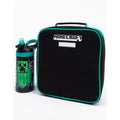 Black-Green-White - Lifestyle - Minecraft Creeper Lunch Bag And Bottle (Pack Of 5)