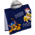 Navy-Grey - Side - Paw Patrol Childrens-Kids Camo Hooded Towel