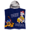 Navy-Grey - Front - Paw Patrol Childrens-Kids Camo Hooded Towel