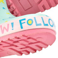 Pink-Blue - Pack Shot - Paw Patrol Childrens-Kids Skye & Everest Wellington Boots