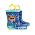 Blue-Yellow - Side - Paw Patrol Boys Chase Wellington Boots