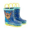 Blue-Yellow - Front - Paw Patrol Boys Chase Garden Wellies