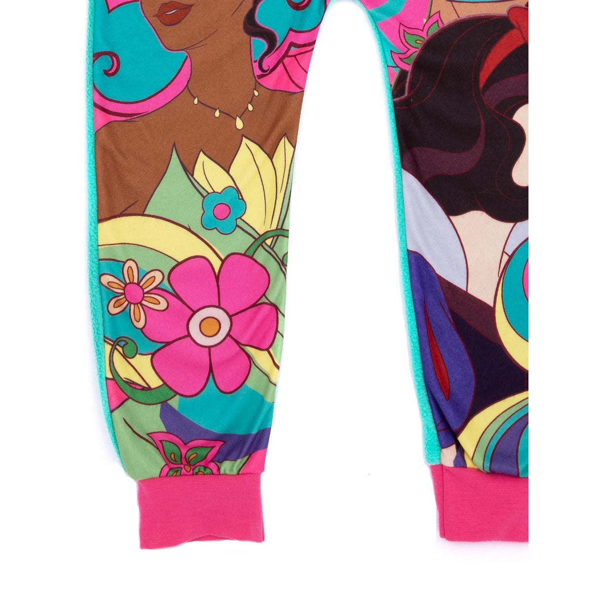 Pink-Blue - Pack Shot - Disney Princess Girls Character Sleepsuit