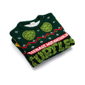 Green - Back - Teenage Mutant Ninja Turtles Unisex Adult Knitted Jumper