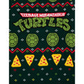 Green - Side - Teenage Mutant Ninja Turtles Unisex Adult Knitted Jumper