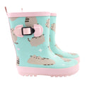 Pastel Mint-Pink - Back - Pusheen Girls Repeat Print Wellington Boots