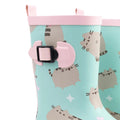 Pastel Mint-Pink - Lifestyle - Pusheen Girls Repeat Print Wellington Boots