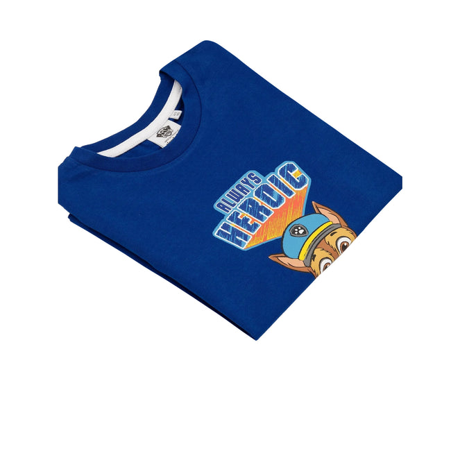 Blue - Side - Paw Patrol Boys Always Heroic Long-Sleeved T-Shirt