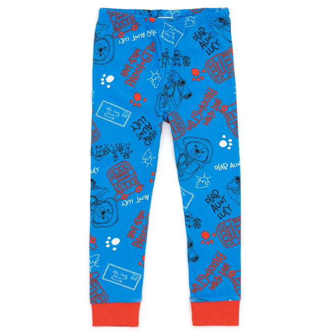 Blue-Red - Pack Shot - Paddington Bear Childrens-Kids Pyjama Set