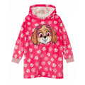 Pink - Front - Paw Patrol Girls Skye Hoodie Blanket