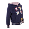Navy Blue - Back - Yo-Kai Watch Boys Characters Full Zip Hoodie