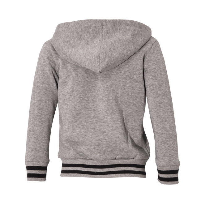 Grey Melange - Side - Yo-Kai Watch Boys Characters Full Zip Hoodie