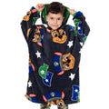 Grey - Side - Paw Patrol Boys Chase Hoodie Blanket