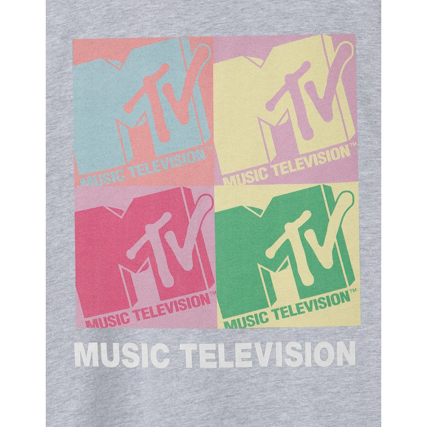 Grey - Lifestyle - MTV Girls Colour Block Marl T-Shirt