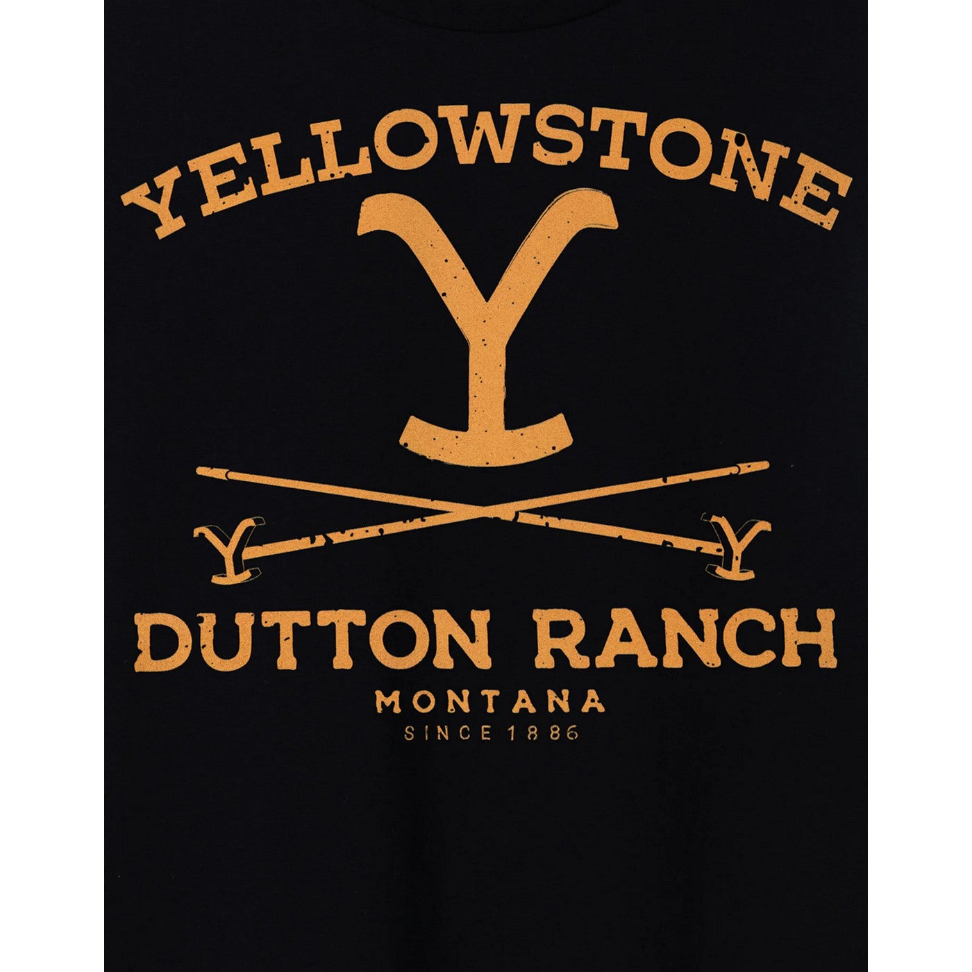 Black - Lifestyle - Yellowstone Mens Dutton Ranch T-Shirt
