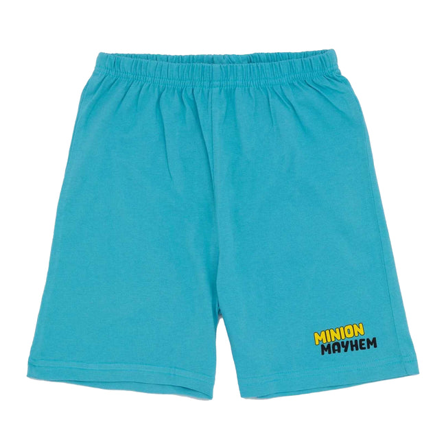 Grey-Blue-Yellow - Lifestyle - Minions Boys Mayhem Short Pyjama Set