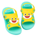 Yellow-Blue - Side - Baby Shark Childrens-Kids Sandals