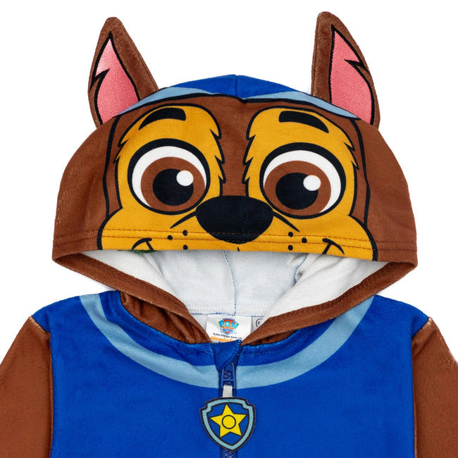 Blue-Brown-Yellow - Lifestyle - Paw Patrol Childrens-Kids Chase All-In-One Nightwear