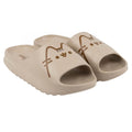 Brown - Side - Pusheen Womens-Ladies Moulded Footbed Sliders