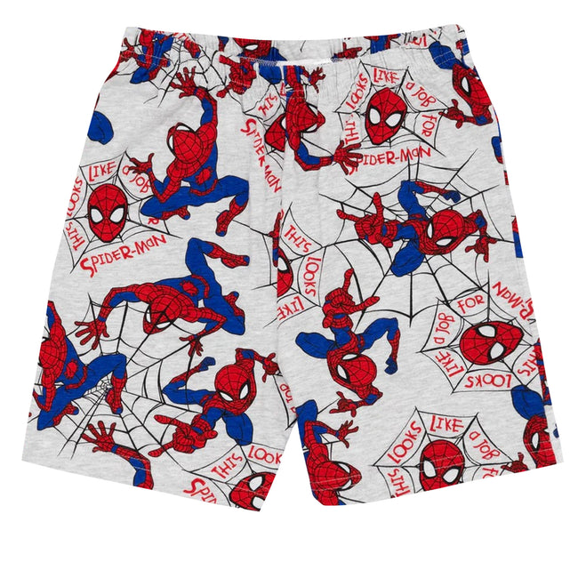 Grey - Lifestyle - Spider-Man Boys Short-Sleeved Pyjama Set