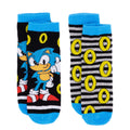 Blue-Red-Grey - Side - Sonic The Hedgehog Boys Socks Set (Pack of 5)