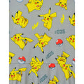 Grey - Side - Pokemon Girls Pikachu Short-Sleeved Skater Dress