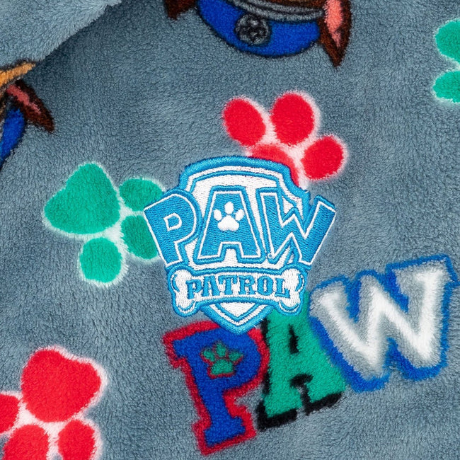 Blue - Lifestyle - Paw Patrol Childrens-Kids Fleece Hooded Robe