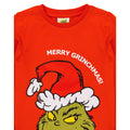 Red-White - Lifestyle - The Grinch Childrens-Kids Long Leg Long-Sleeved Christmas Pyjama Set