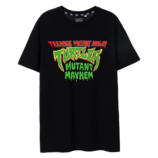 Black - Front - Teenage Mutant Ninja Turtles: Mutant Mayhem Mens Logo T-Shirt