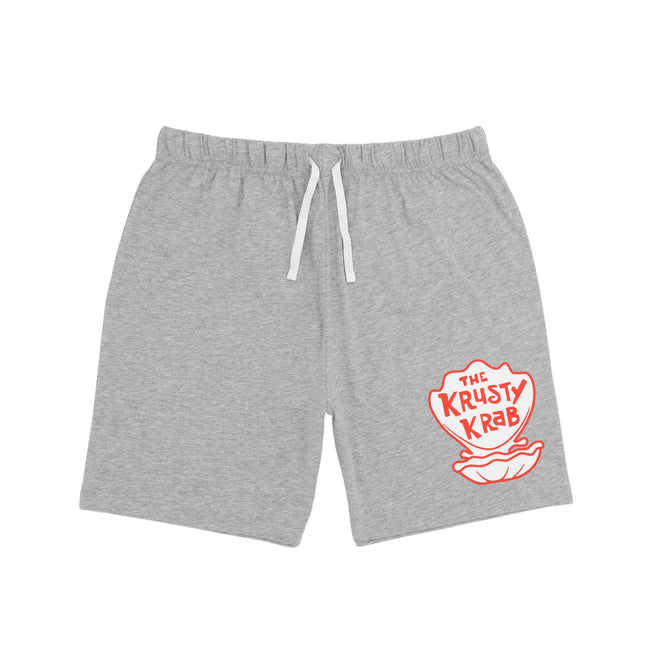 White-Grey - Side - SpongeBob SquarePants Mens Short Pyjama Set