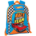 Blue-Orange - Side - Hot Wheels Childrens-Kids Race Team Backpack