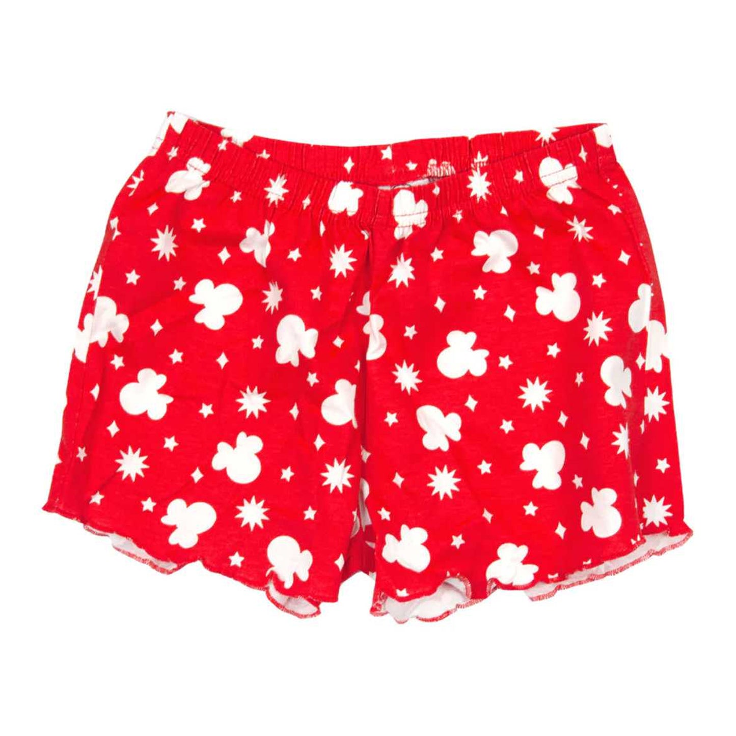 Red - Side - Disney Girls Minnie Mouse Short Pyjama Set