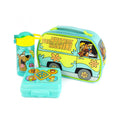 Blue-Yellow - Front - Scooby Doo The Mystery Machine Lunch Bag Set