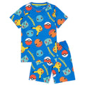 Multicoloured - Back - Pokemon Childrens-Kids Face Short Pyjama Set (Pack of 2)
